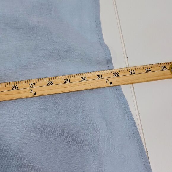 Eileen Fisher Oversized Linen Button Up Shirt Women's Medium Vintage Made in USA - Picture 8 of 8